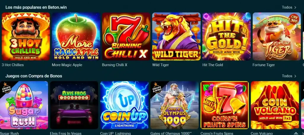 Catalogue of Casino Games